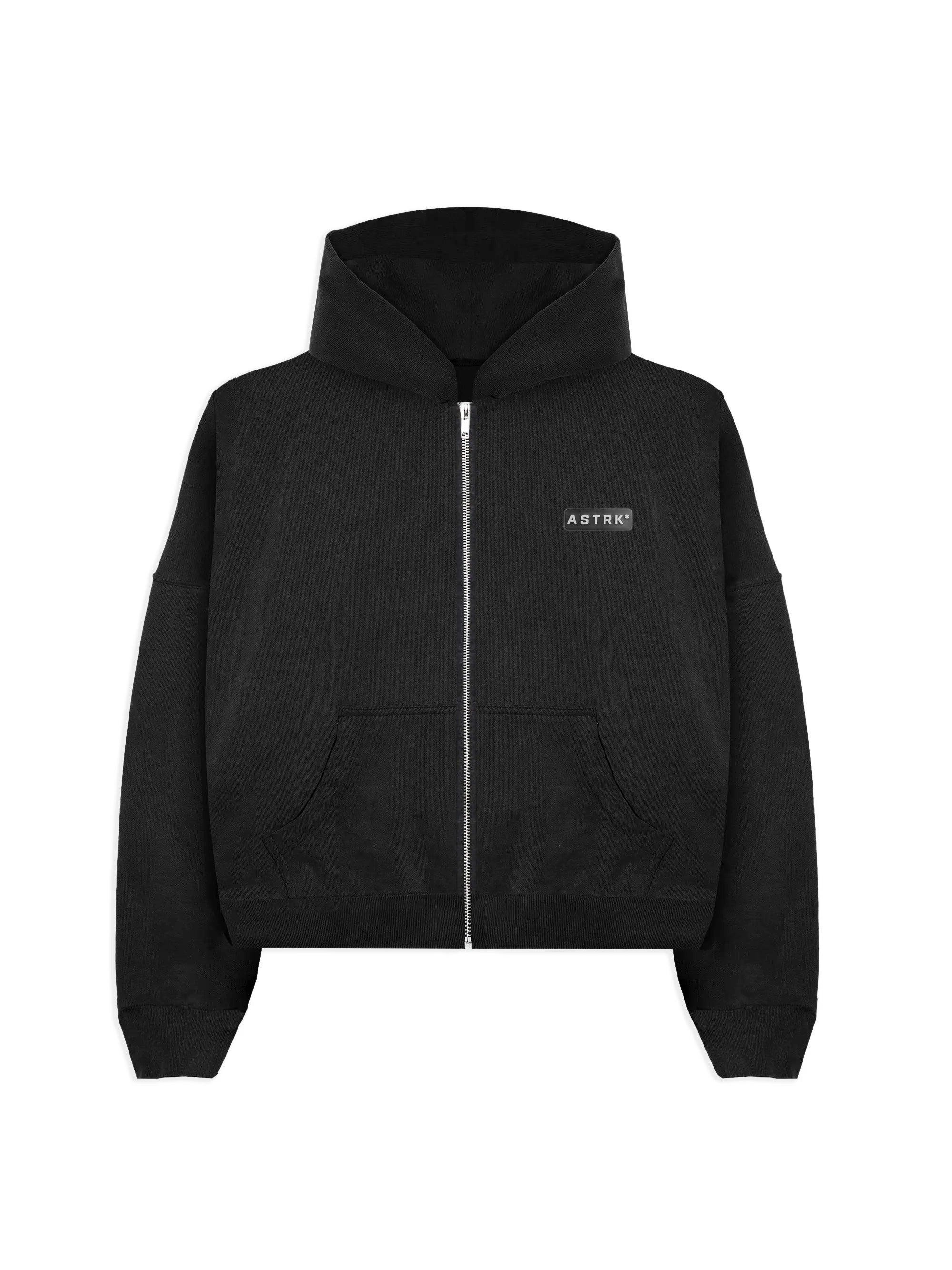 Core Rx Crop Hoodie in Black