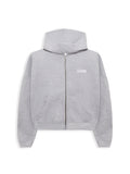 Core Rx Crop Hoodie in Heather Grey